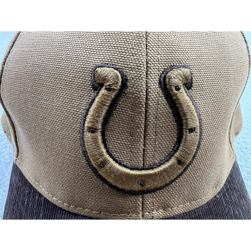 Indianapolis Colts Hat Cap Strap Back One Size NFL Football Corduroy Reebok